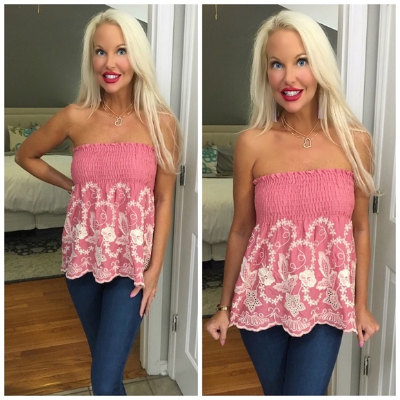 Tops - LAST 1! 🌸 A must this Spring! Pink Strapless